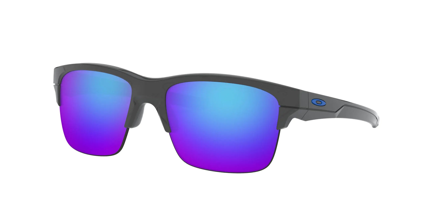 Oakley Mens OO9316 Thinlink Rectangular Sunglasses Dark Grey/Sapphire Iridium 63 mm