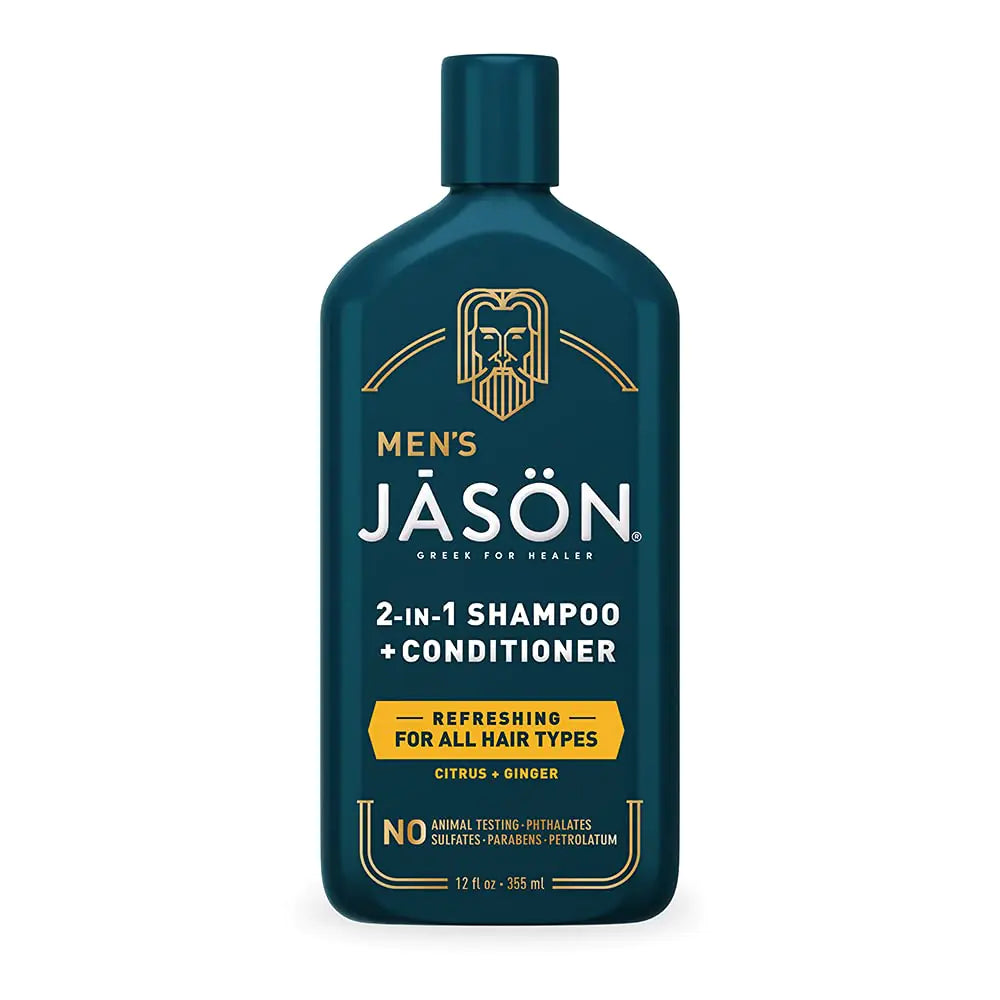 Jason Mens Refreshing 2-in-1 Shampoo and Conditioner 12 oz