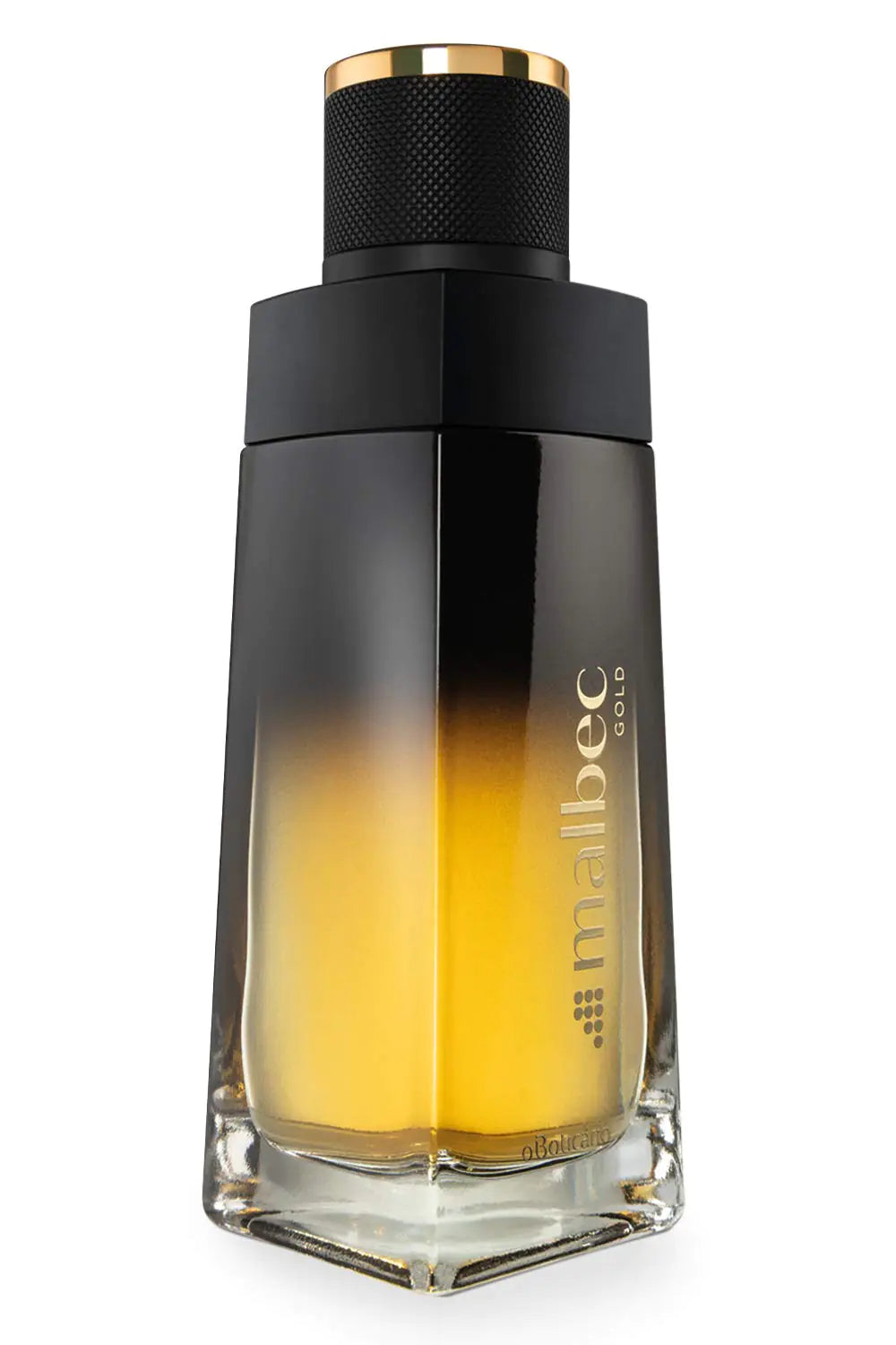 Malbec Exquisite Gold Eau de Toilette By O Boticário Cologne For Men Long Lasting Mens Fragrance French Oak Barrel-Aged Red Wine & Amber Scent 3.4 Ounce