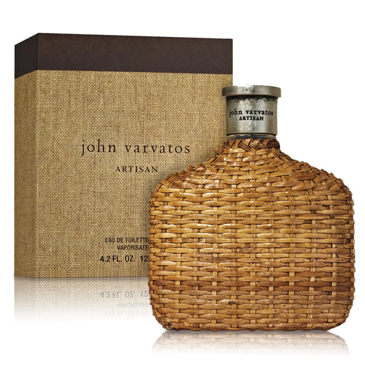 John Varvatos Mens Cologne Artisan Eau de Toilette EDT Spray Woody Citrus Scent with Notes of Mexican Winter Mandarin Purple Ginger & Balambre 4.2 fl oz