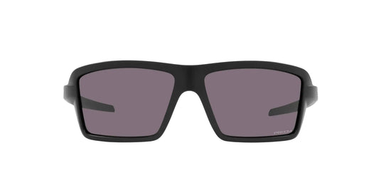 Oakley Mens OO9129 Cables Rectangular Sunglasses Matte Black/Prizm Grey 63 mm