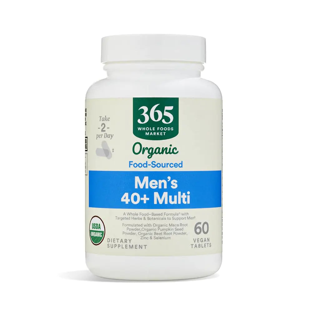 Whole Foods Market Vitamin Multi Mens Food Cultured 40 Plus 60 Count
