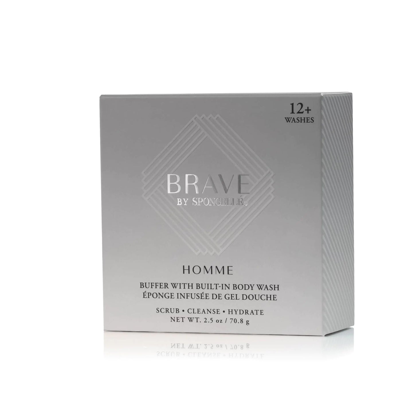Spongelle 20+ Mens Homme Brave Buffer