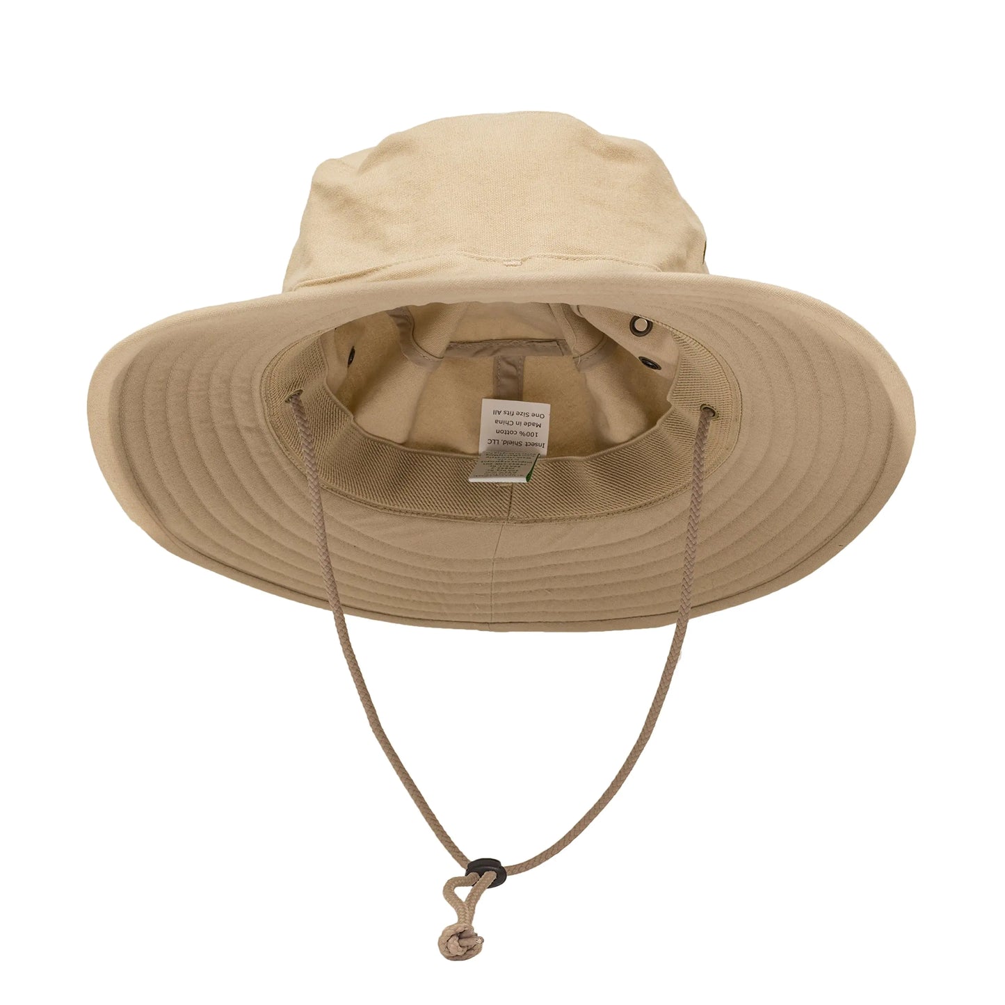 Insect Shield Mens Standard Brim Hat Tan One Size Adjustable