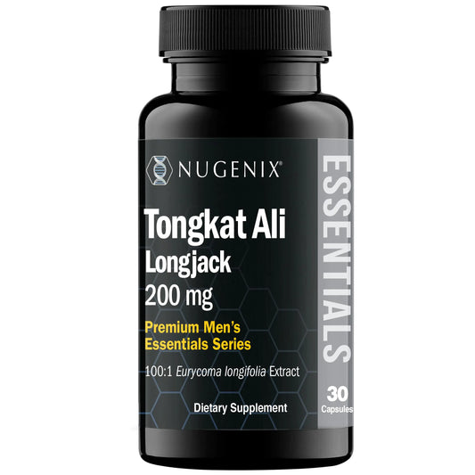 Nugenix Essentials Tongkat Ali for Men Support for Mens Health Longjack Eurycoma Longifolia Extract 30ct
