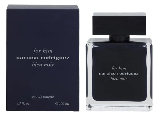 Narciso Rodriguez Him Bleu Noir Eau de Toilette Spray for Men 3.3 Ounce
