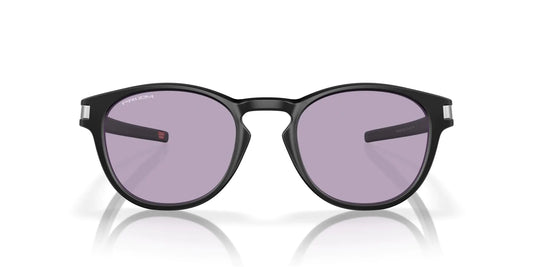 Oakley Mens Oo9349 Latch Low Bridge Fit Round Sunglasses Black 53 mm