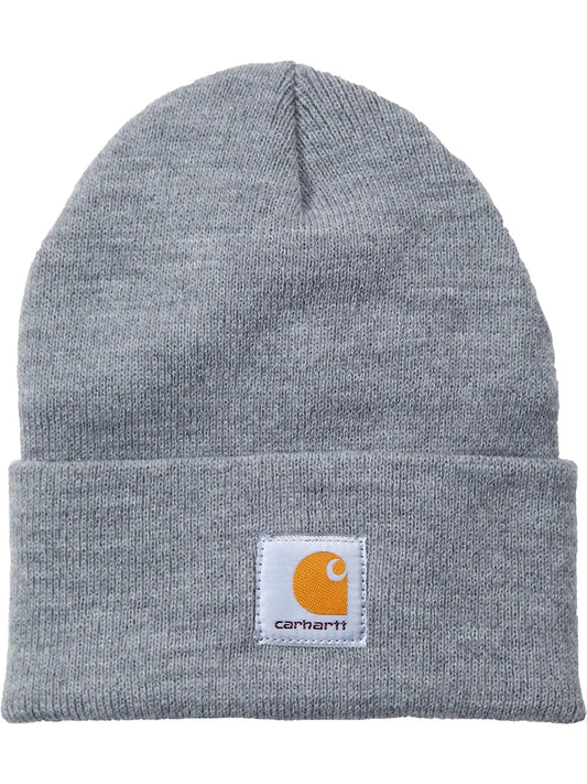 Carhartt Mens Knit Cuffed Beanie Heather Grey One Size