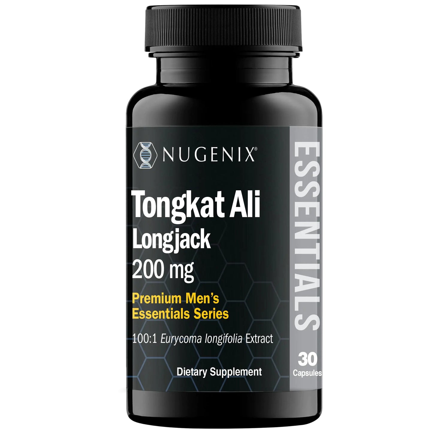Nugenix Essentials Tongkat Ali for Men Support for Mens Health Longjack Eurycoma Longifolia Extract 30ct