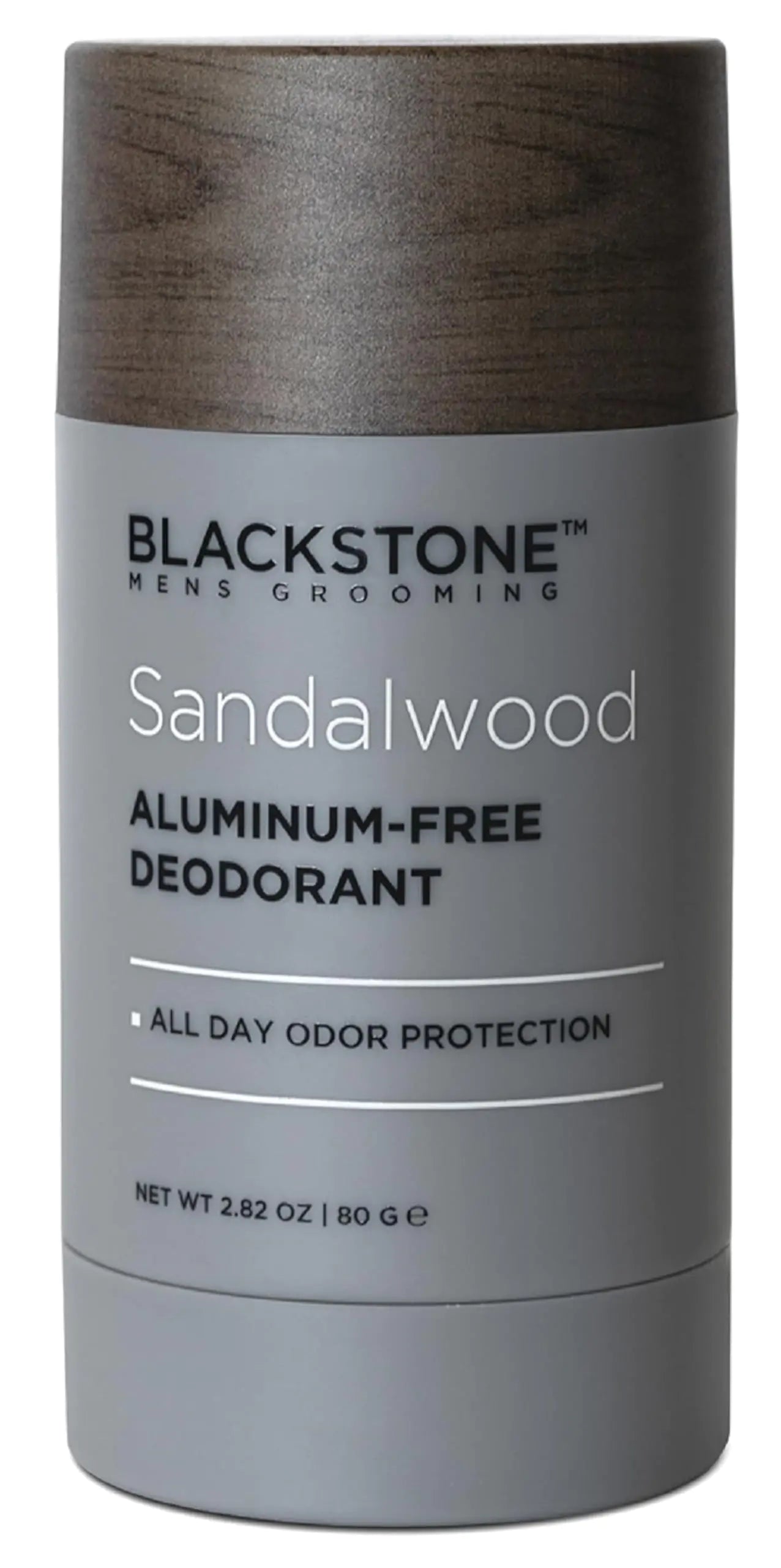 Blackstone Mens Grooming Aluminum-Free Deodorant - All Day Odor Protection | Long Lasting Protection - Sandalwood (2.82 oz)