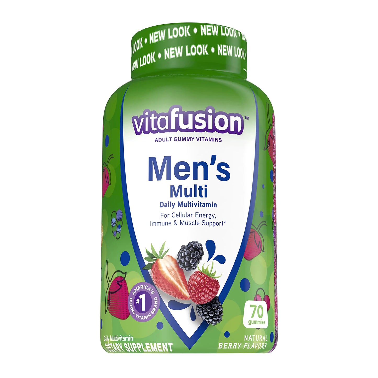 Vitafusion Mens Daily Multivitamin Gummy 70 ea