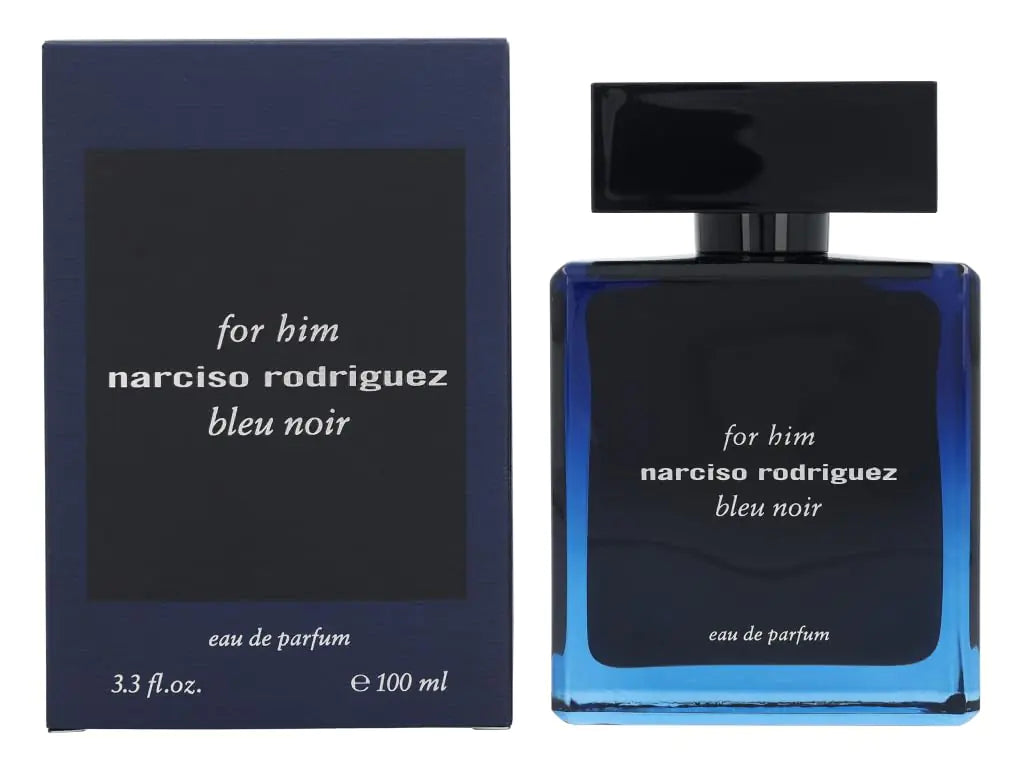 Narciso Rodriguez Bleu Noir Eau de Parfum Spray for Men Blue 3.3 Ounce