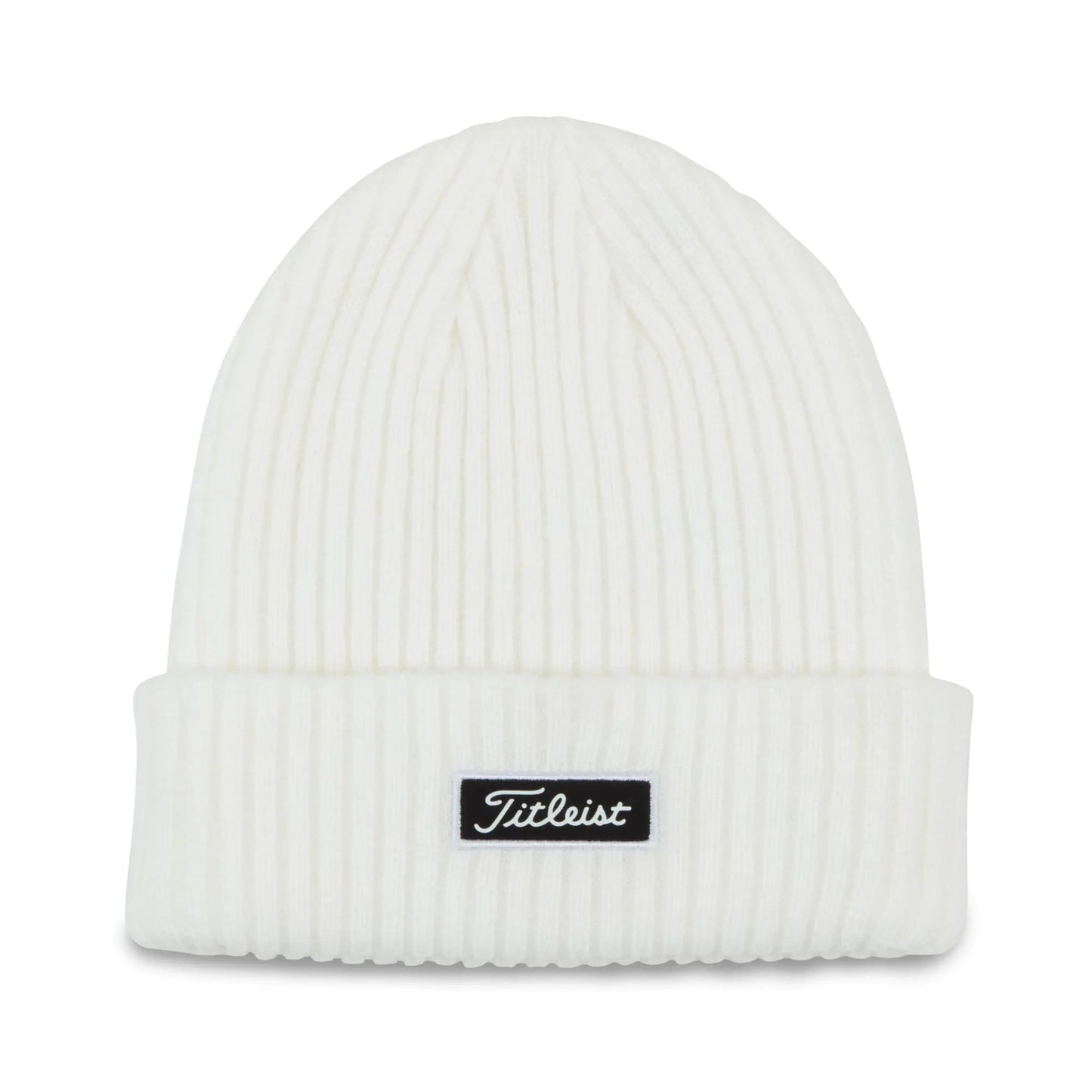 Titleist Mens Standard Cuff Knit Hat White/Black One Size