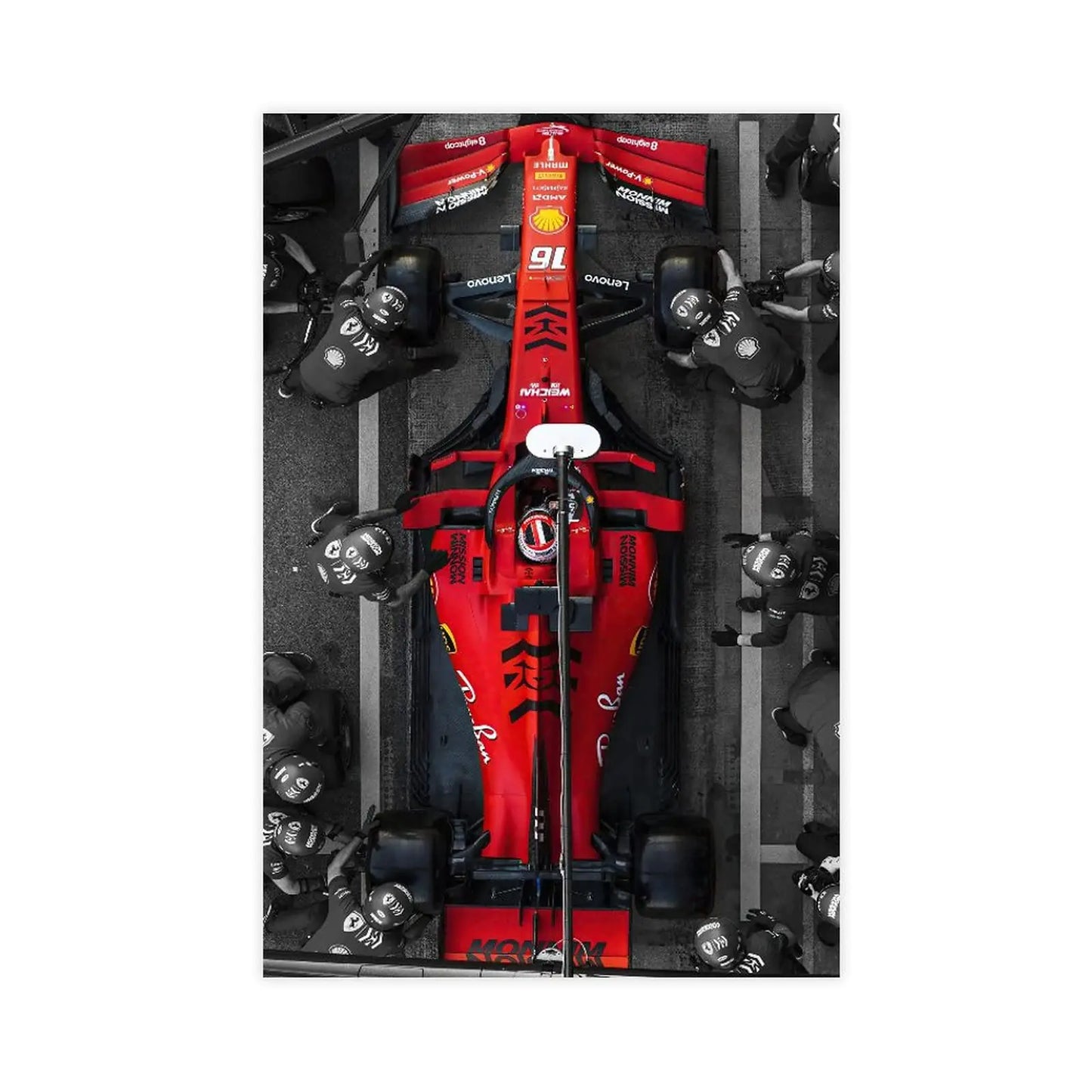 ERWYN Ferrari poster Formula 1 Racing Potser Vintage Posters 2023 Ferrri Car Canvas Prints Painting Unframe-style 20x30inch(50x75cm)
