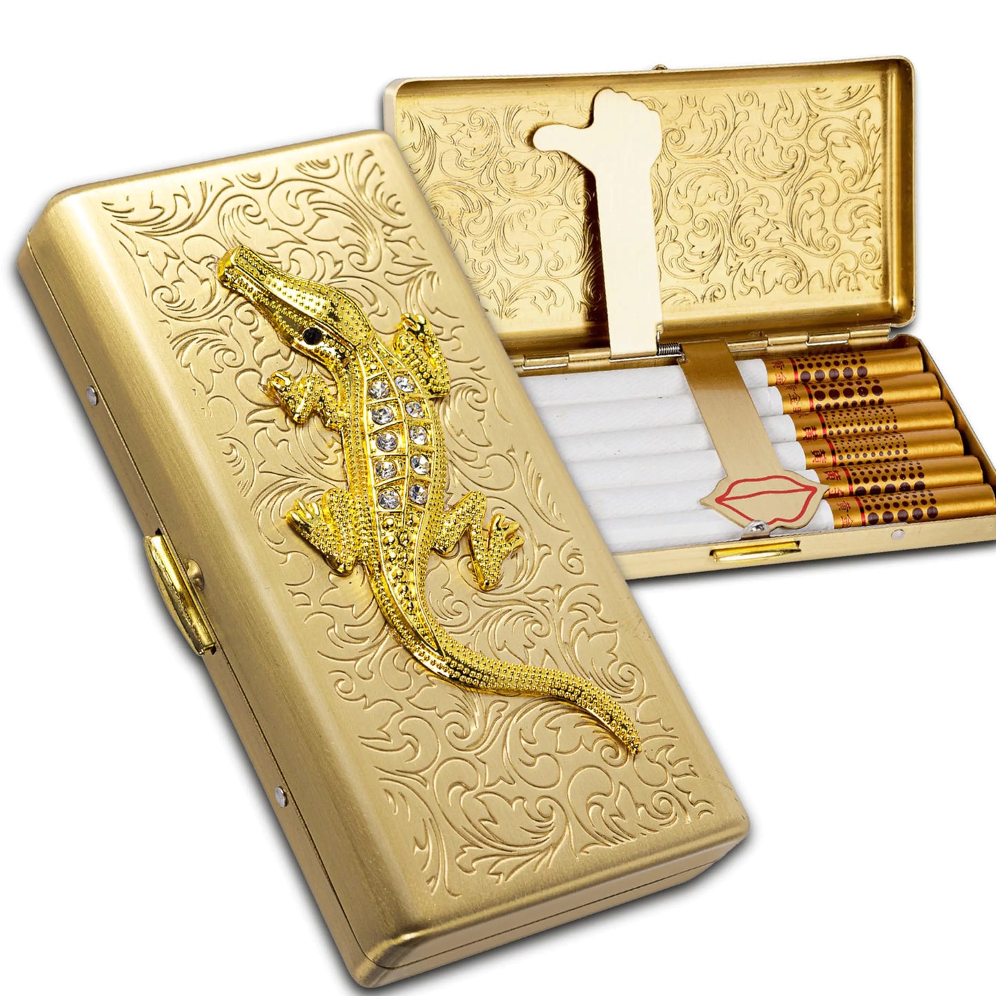 Cigarette Box Mens Cigarette Box Womens Cigarette Box (Pure Copper 3D)