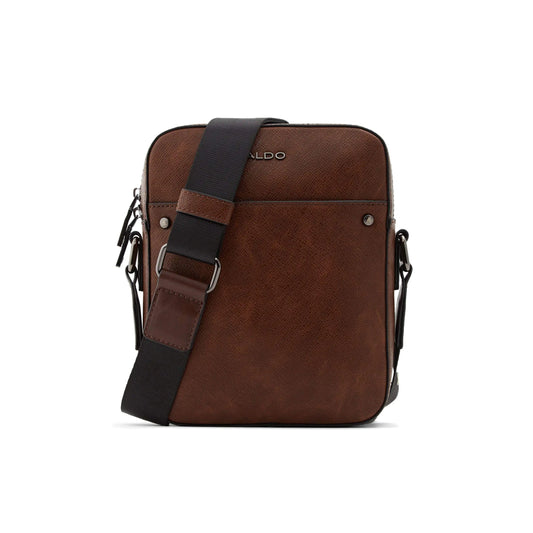 ALDO Mens Poani Crossbody Bag Dark Brown