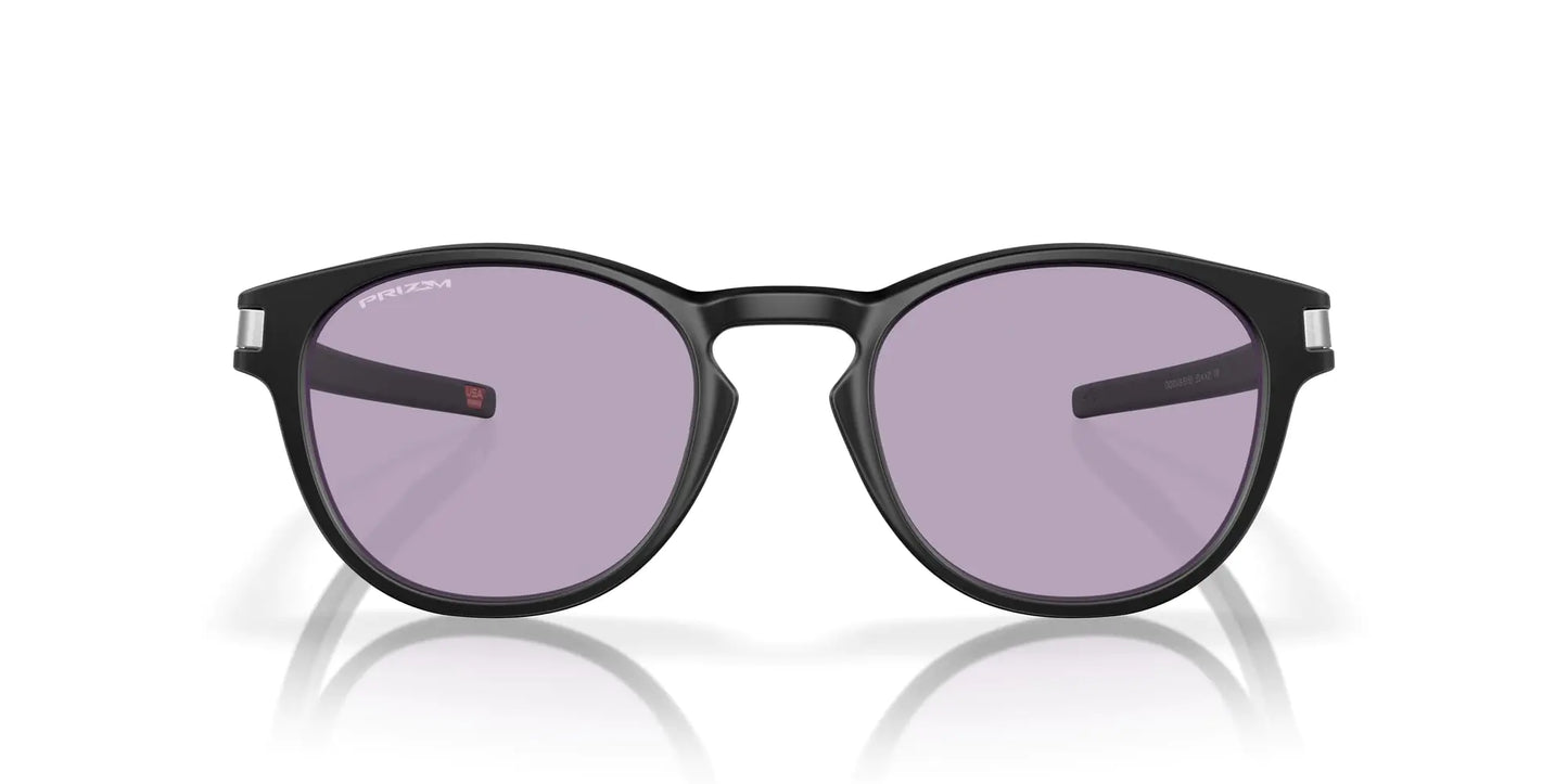 Oakley Mens Oo9349 Latch Low Bridge Fit Round Sunglasses Black 53 mm