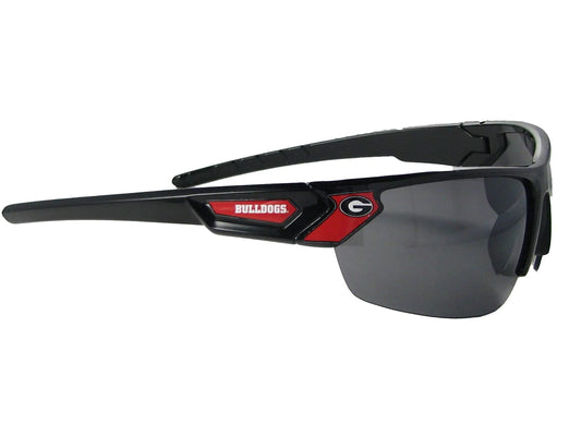 Georgia Bulldogs Black Red Mens Sport Sunglasses UGA Gift S12JT