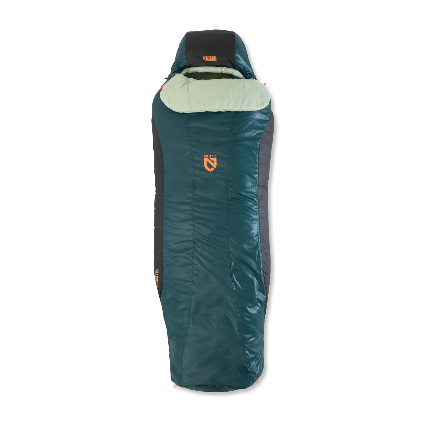 NEMO Equipment Tempo | Mens and Womens 20 & 35 Degree Synthetic Sleeping Bags - Long - Lagoon/Celadon Green